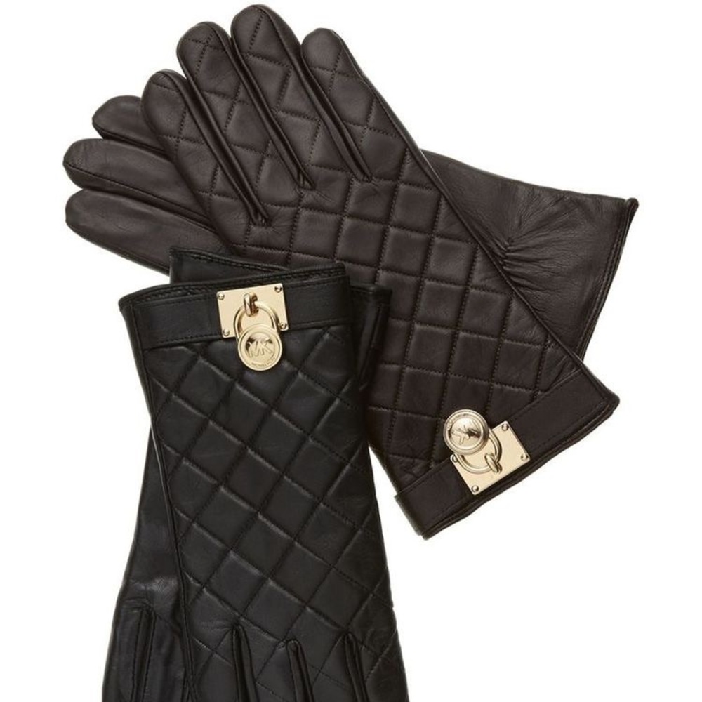MICHAEL KORS HAMILTON LOCK GLOVES